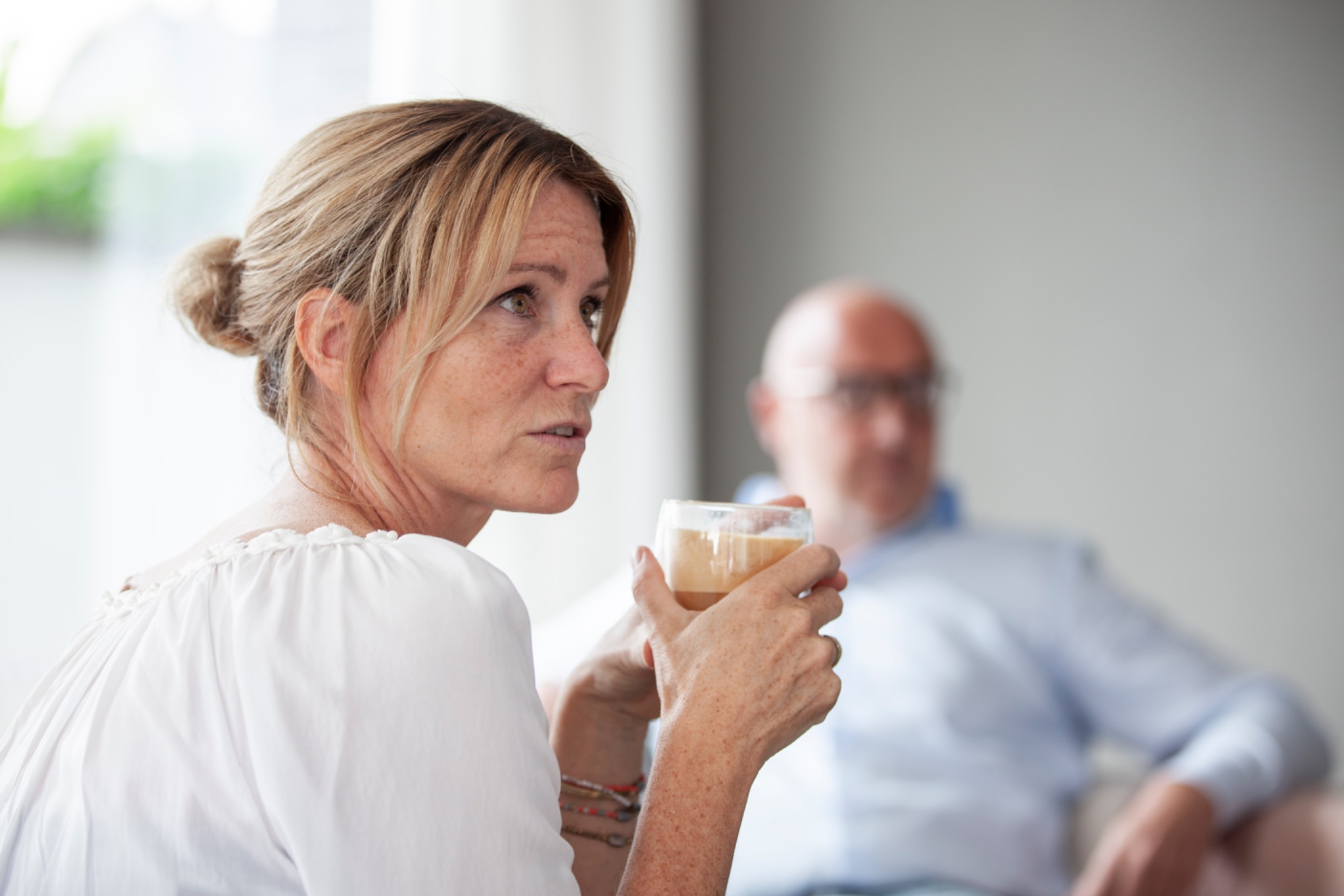 Sandrijn in gesprek